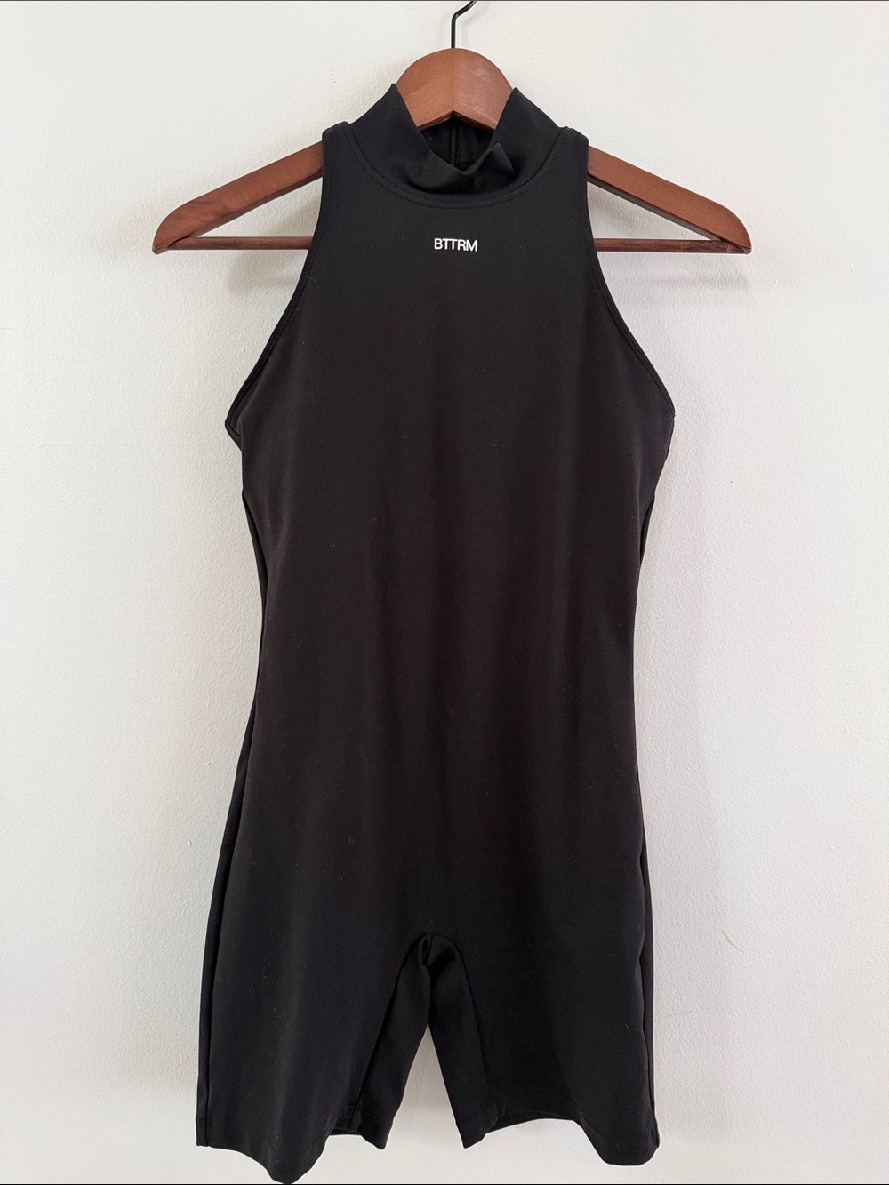 Black Sleeveless High-Neck Romper Jumpsuit - Picture 2 of 2